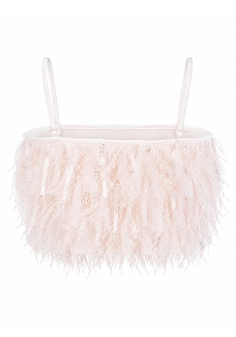 Top con frange A' LAPAGE | 25SAGTOP00090ROSA